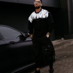 Bluza męska dresowa Graffiti Ola Voga czarna