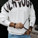 Bluza męska dresowa Graffiti Ola Voga ecru