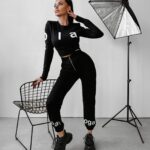 Spodnie dresowe Eyda Ola Voga czarne