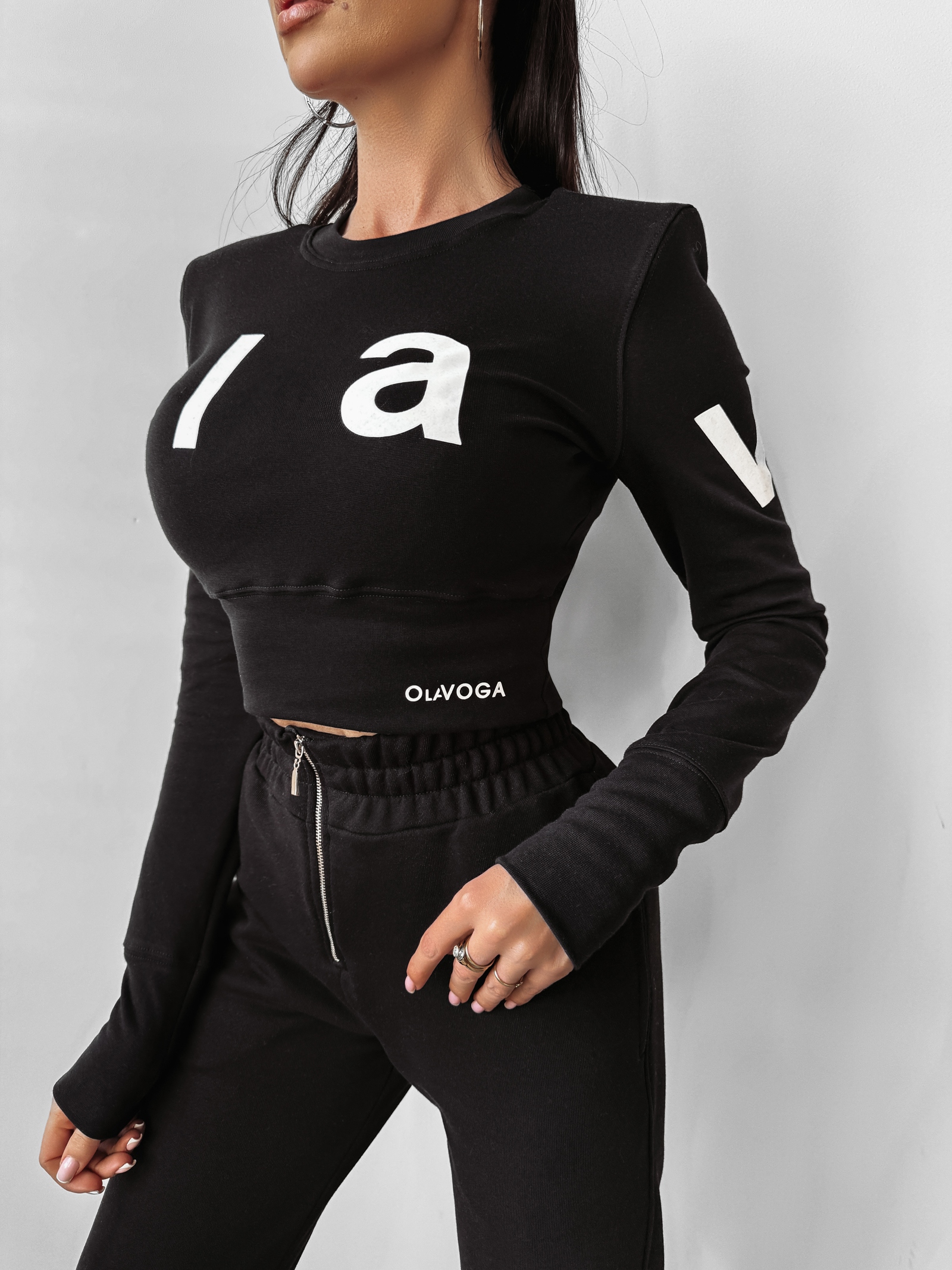 Spodnie dresowe Eyda Ola Voga czarne