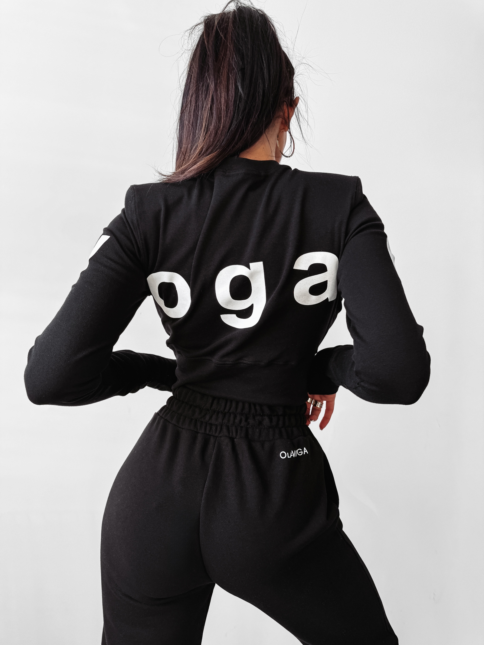 Spodnie dresowe Eyda Ola Voga czarne