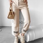 Spodnie dresowe Eyda Ola Voga beżowe