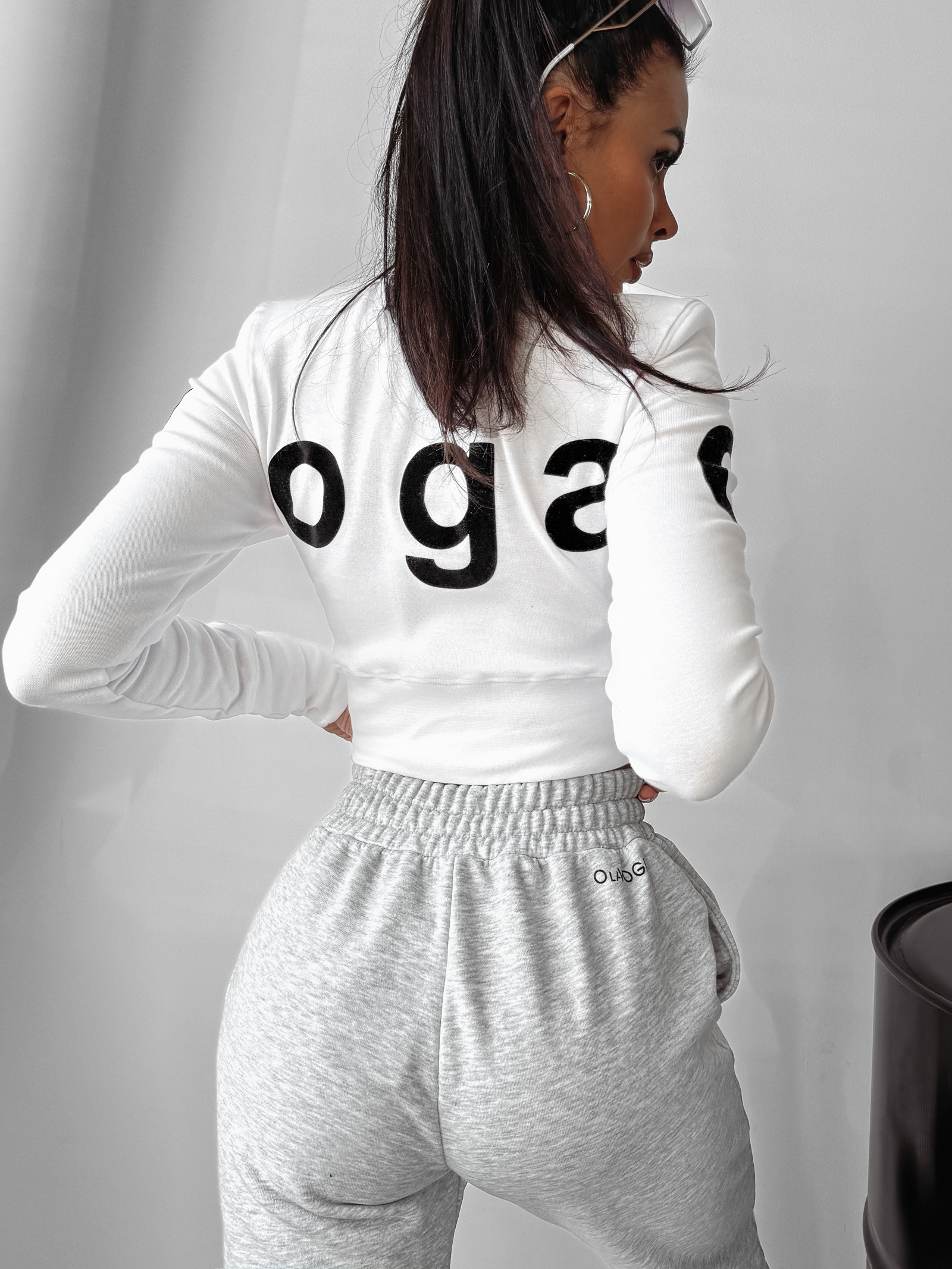 Spodnie dresowe Eyda Ola Voga szare