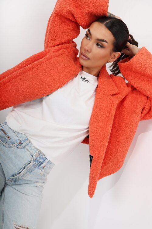 Kurtka z baranka MC BIST pomarańczowa