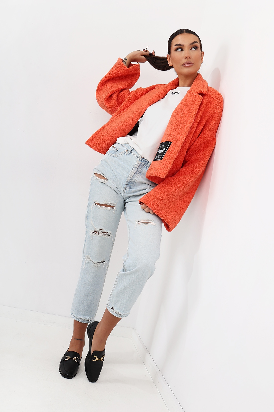 Kurtka z baranka MC BIST pomarańczowa Kurtka z baranka MC BIST pomarańczowa