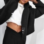 Kurtka z baranka MC BIST czarna