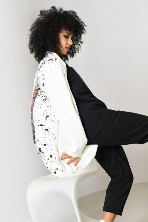 Marynarka oversize MC HELLO biała