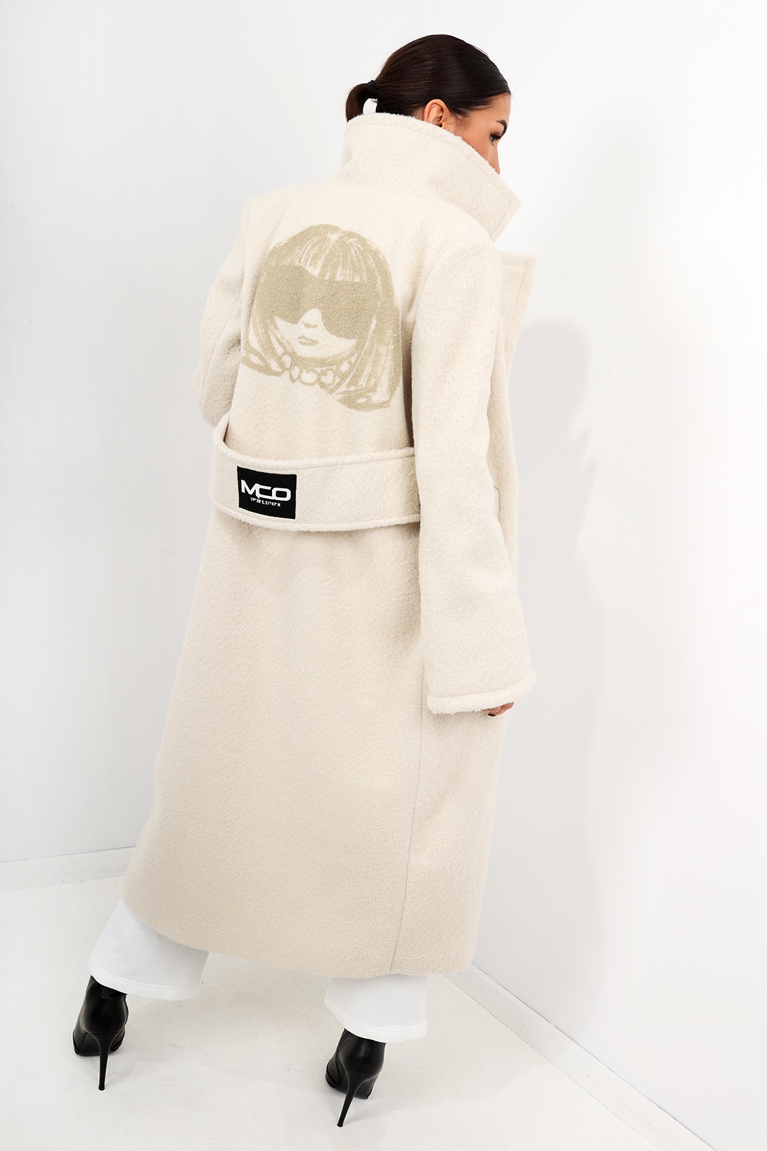 Płaszcz z baranka MC DOLLY beżowy