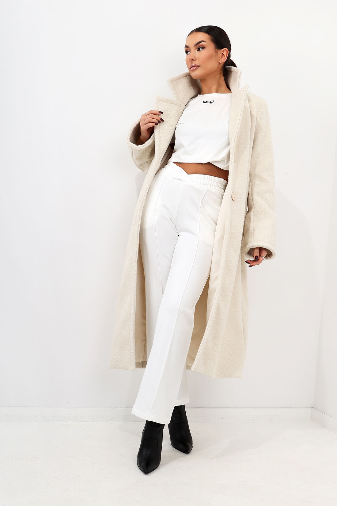 Płaszcz z baranka MC DOLLY beżowy