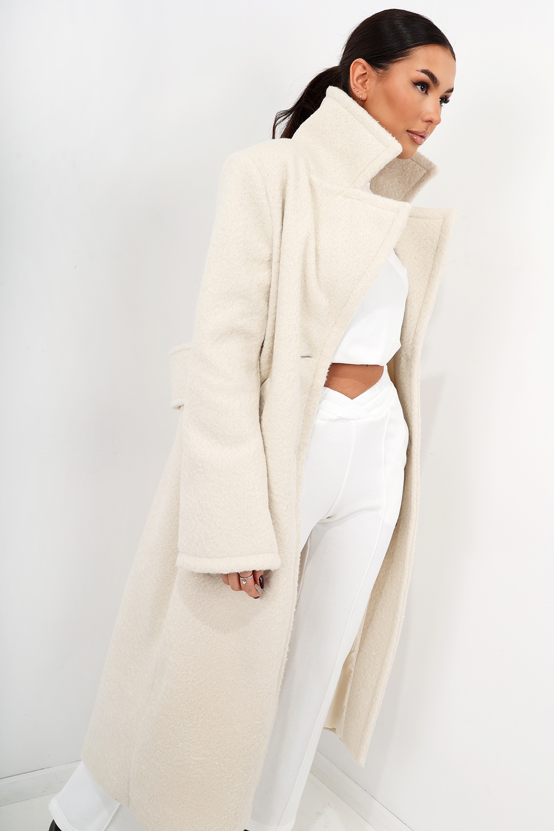 Płaszcz z baranka MC DOLLY beżowy