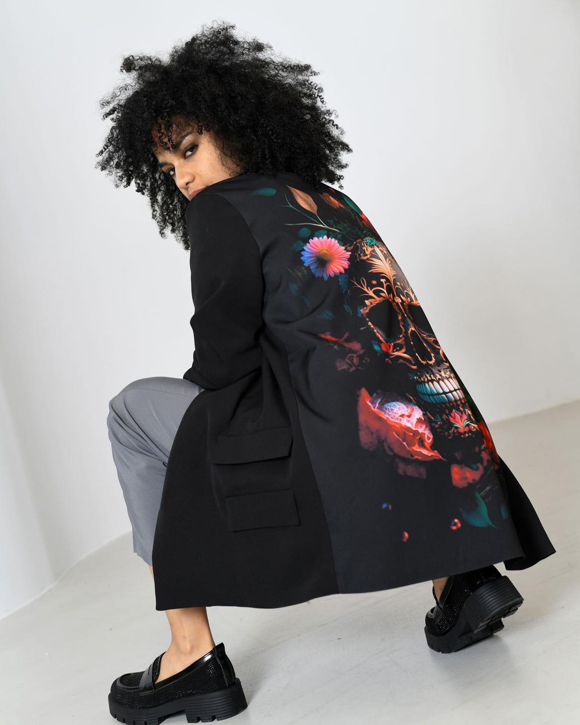 Marynarka oversize MC SKULL czarna