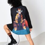 Marynarka oversize MC Zebbra czarna