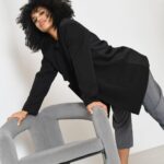 Marynarka oversize MC Gold Mals czarna