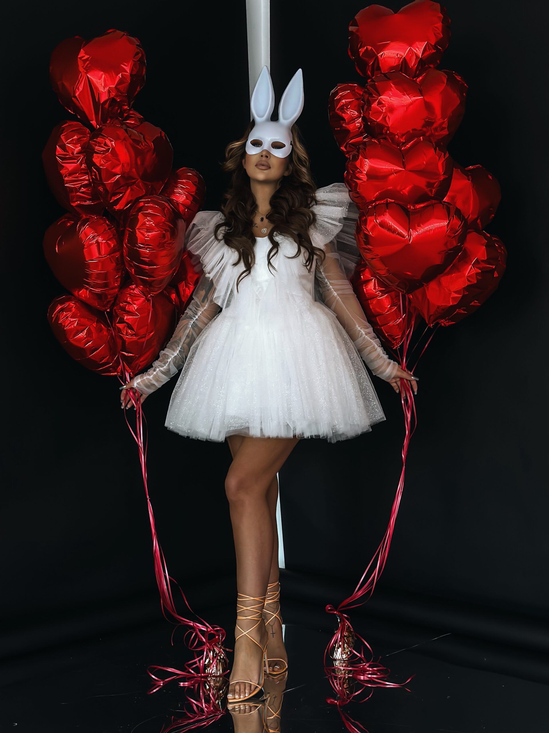 Sukienka tiulowa NB Fifto biała