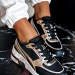 Buty sportowe Rock Lipsos złoto - czarne