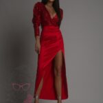 Sukienka midi NB InLovs czerwona