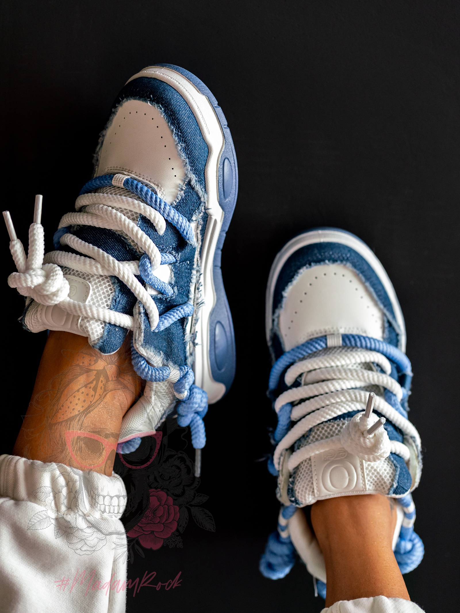 Buty sportowe Rock Egi jeans granat