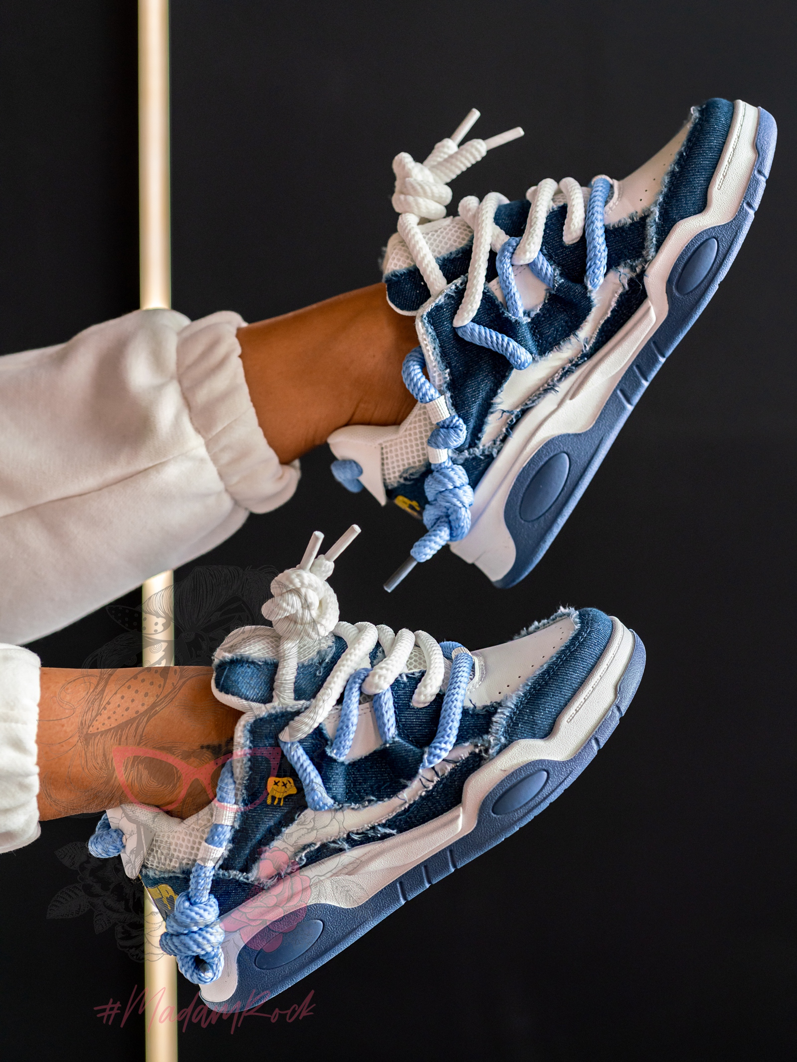 Buty sportowe Rock Egi jeans granat