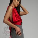 Bluzka bez rękawa NB NewYou czerwona