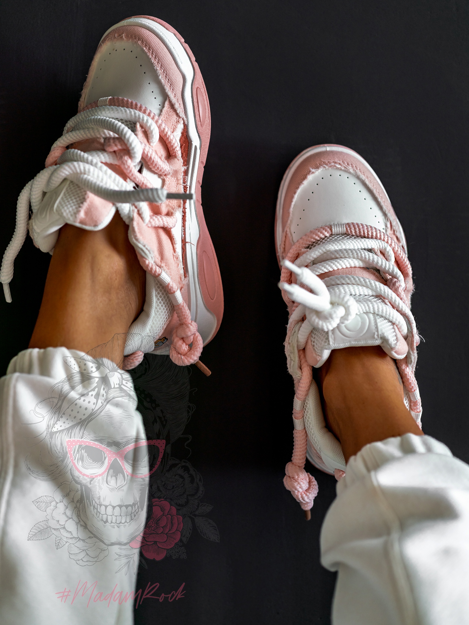 Buty sportowe Rock Egi pudrowy róż Buty sportowe Rock Egi pudrowy róż