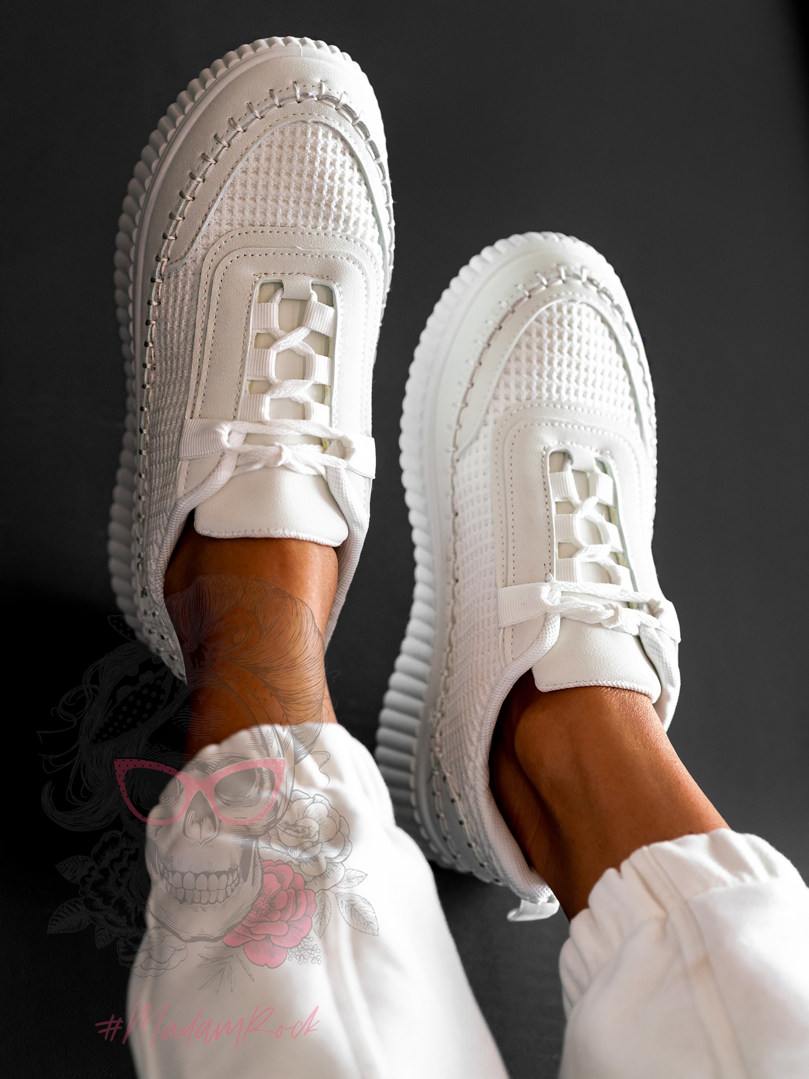 Buty sportowe Madam Sadei białe