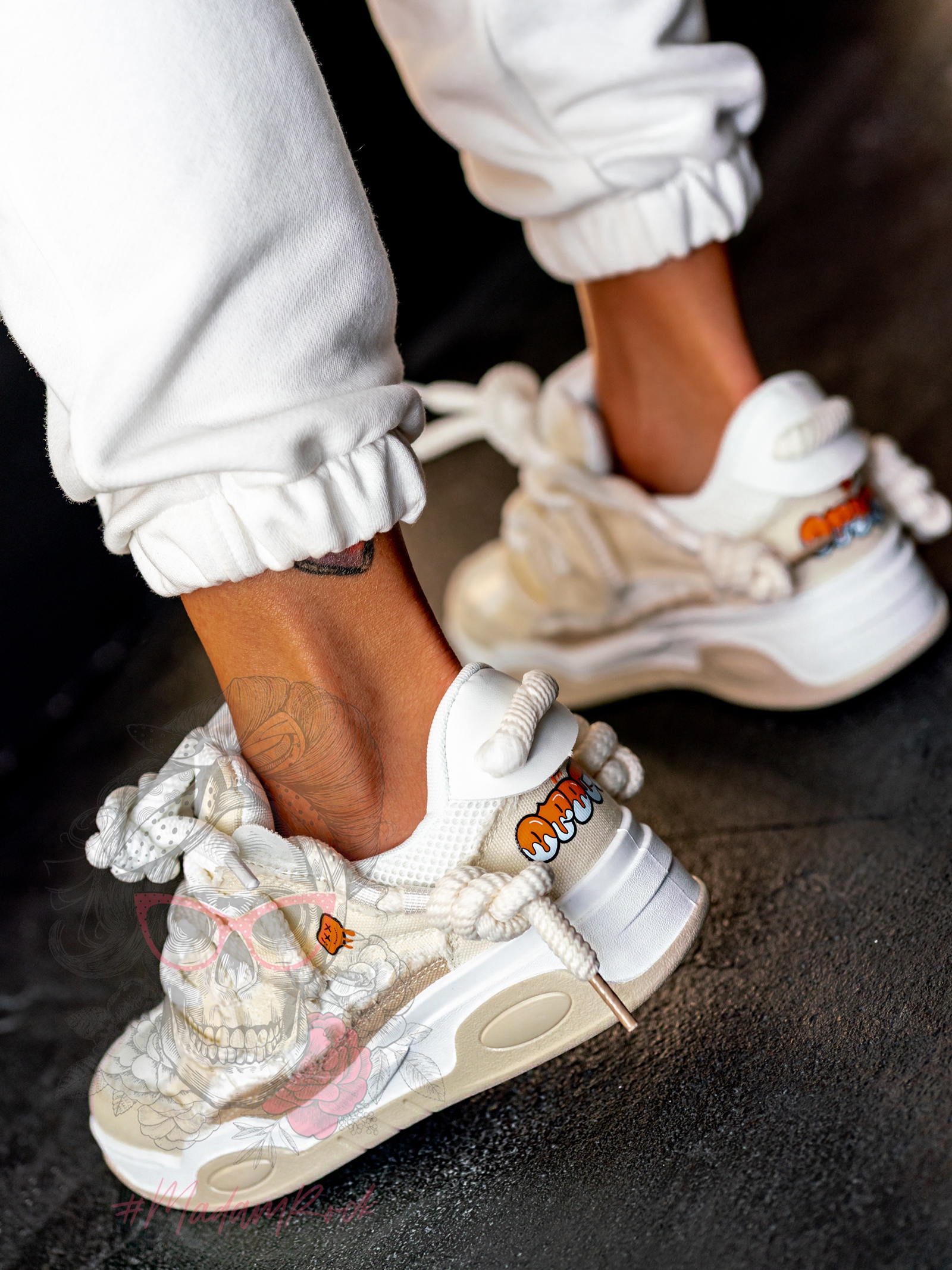 Buty sportowe Rock Egi jeans beż