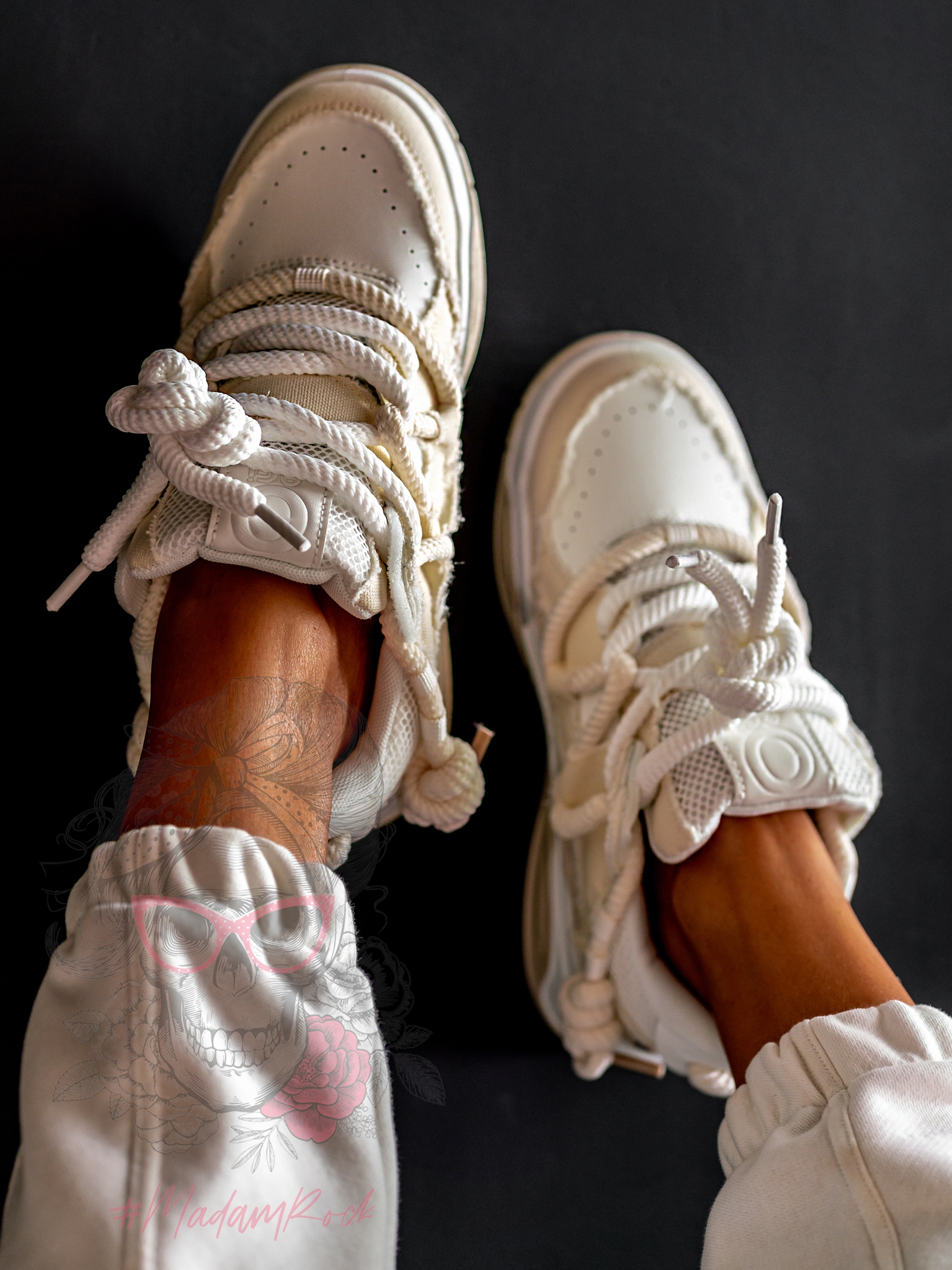 Buty sportowe Rock Egi jeans beż