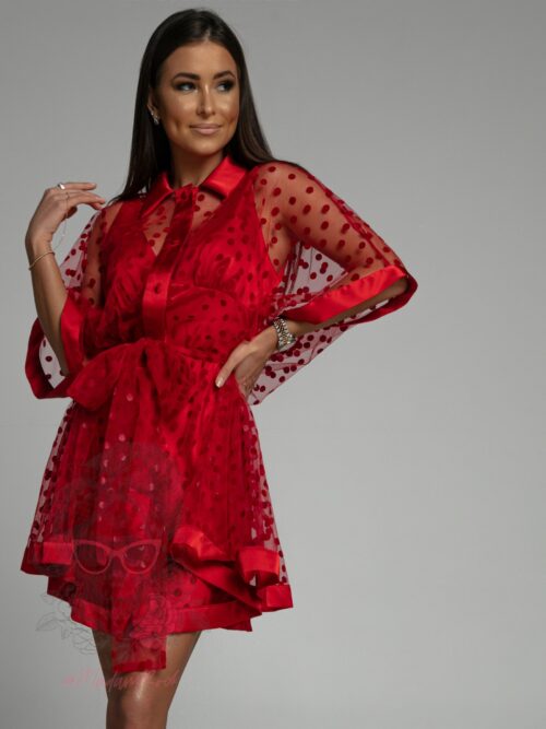 Sukienka 2-częściowa NB Politta czerwona