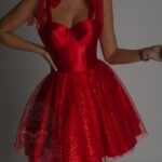 Sukienka exclusive NB Misis czerwona