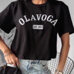 T-shirt oversize klasyczny Issue Ola Voga czarny