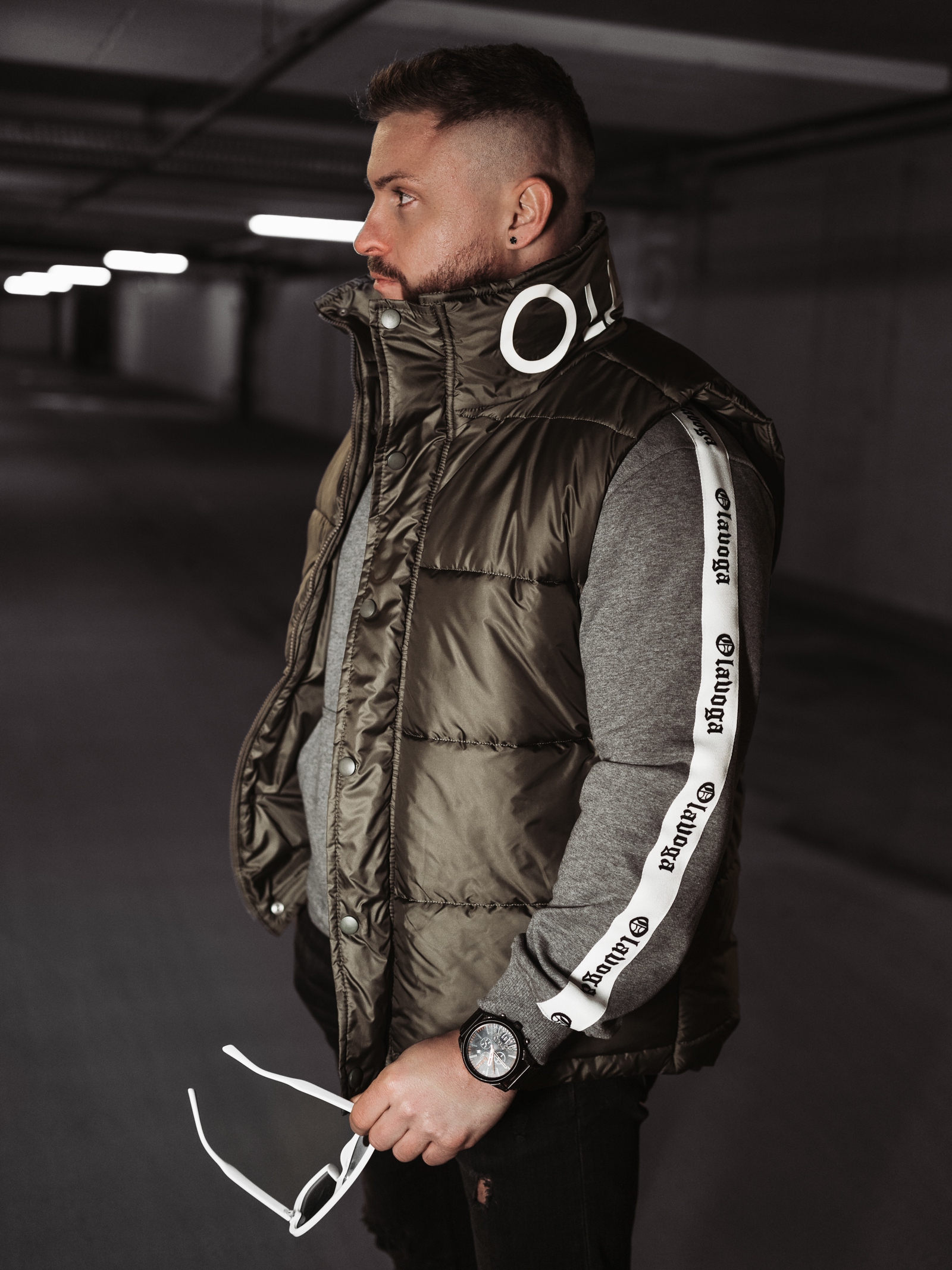 Kamizelka męska Puffer Men Ola Voga khaki