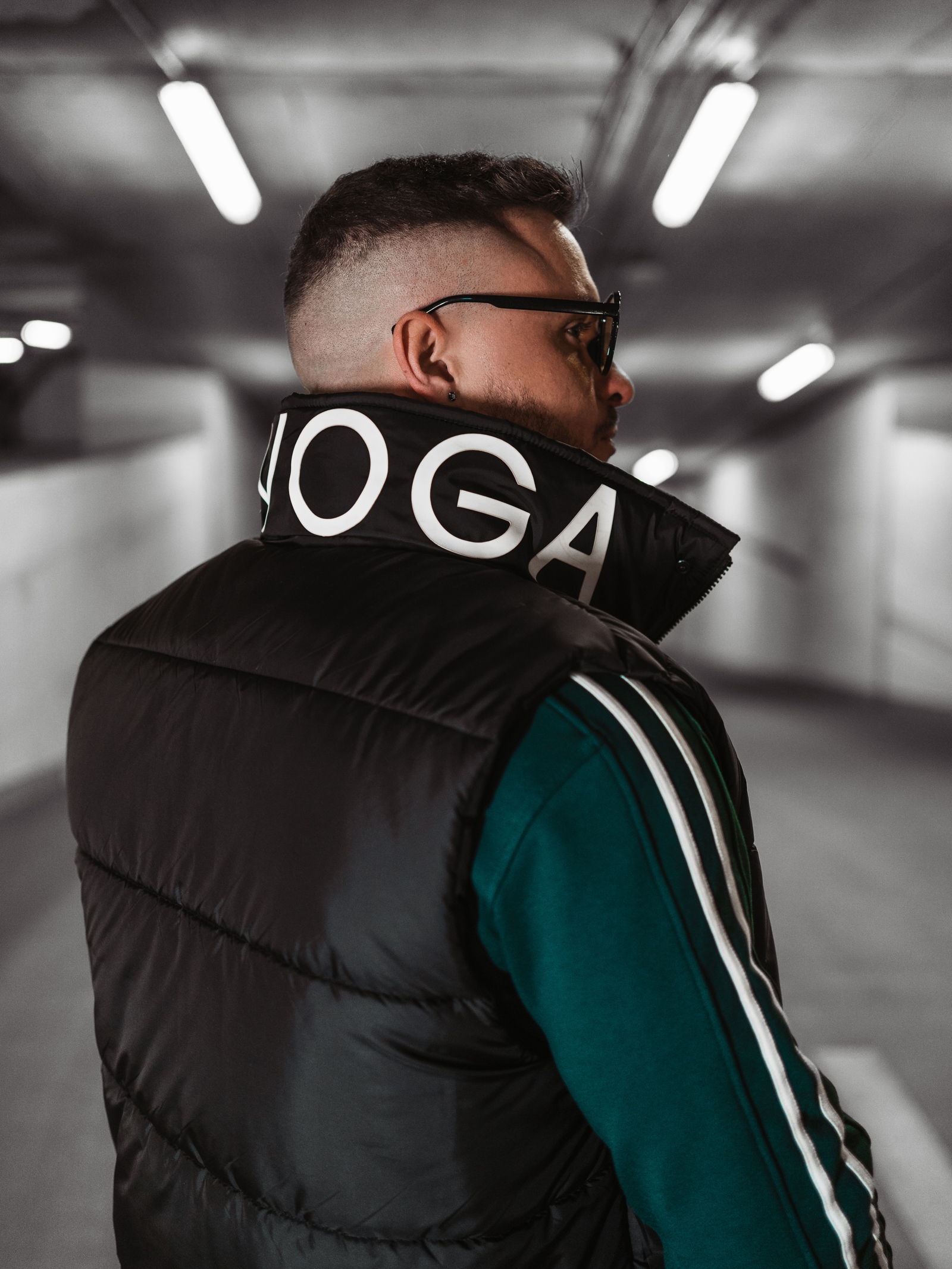 Kamizelka męska Puffer Men Ola Voga czarna Kamizelka męska Puffer Men Ola Voga czarna