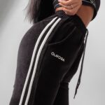 Spodnie dresowe welurowe Supra Ola Voga czarne