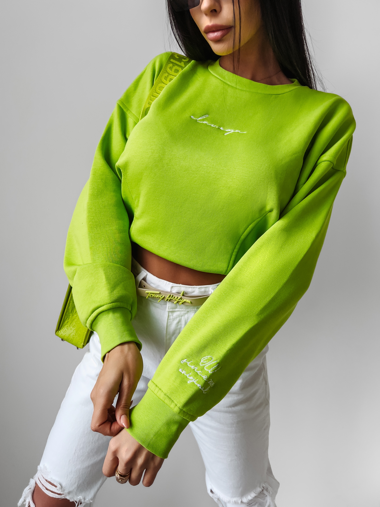 Bluza dresowa Tanes Ola Voga limonkowa Bluza dresowa Tanes Ola Voga limonkowa