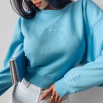 Bluza dresowa Tanes Ola Voga błękitna