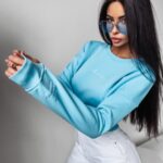 Bluza dresowa Tanes Ola Voga błękitna