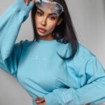 Bluza dresowa Tanes Ola Voga błękitna