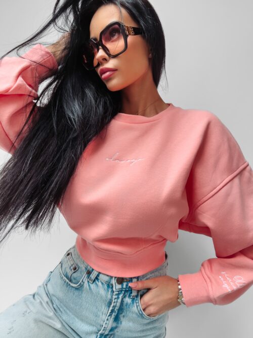 Bluza dresowa Tanes Ola Voga pudrowa