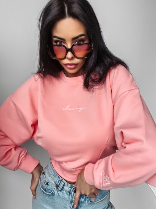 Bluza dresowa Tanes Ola Voga pudrowa