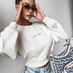 Bluza dresowa Tanes Ola Voga ecru