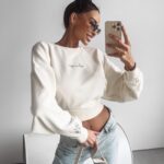 Bluza dresowa Tanes Ola Voga ecru