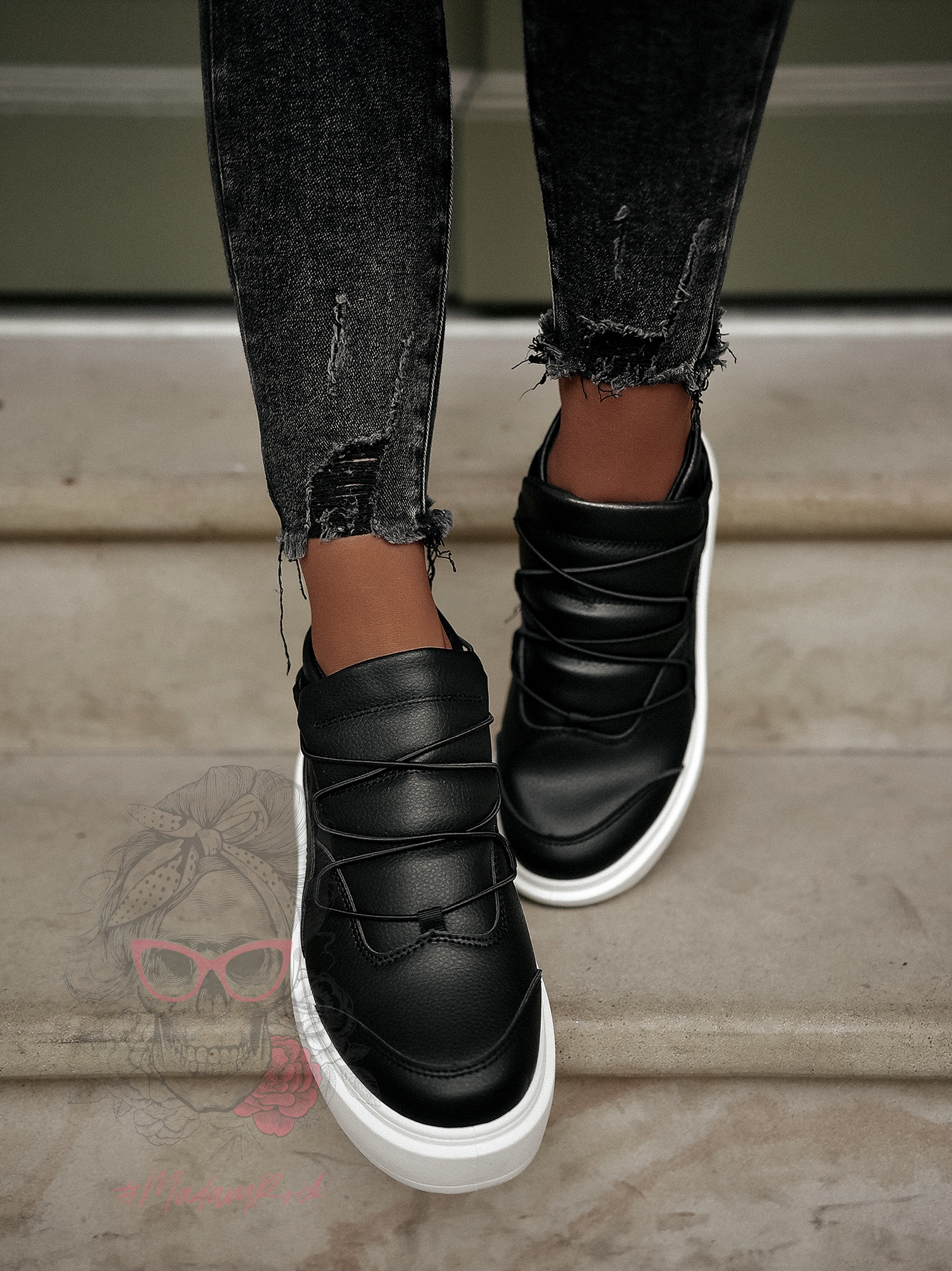 Buty sportowe Madam Foseco czarne