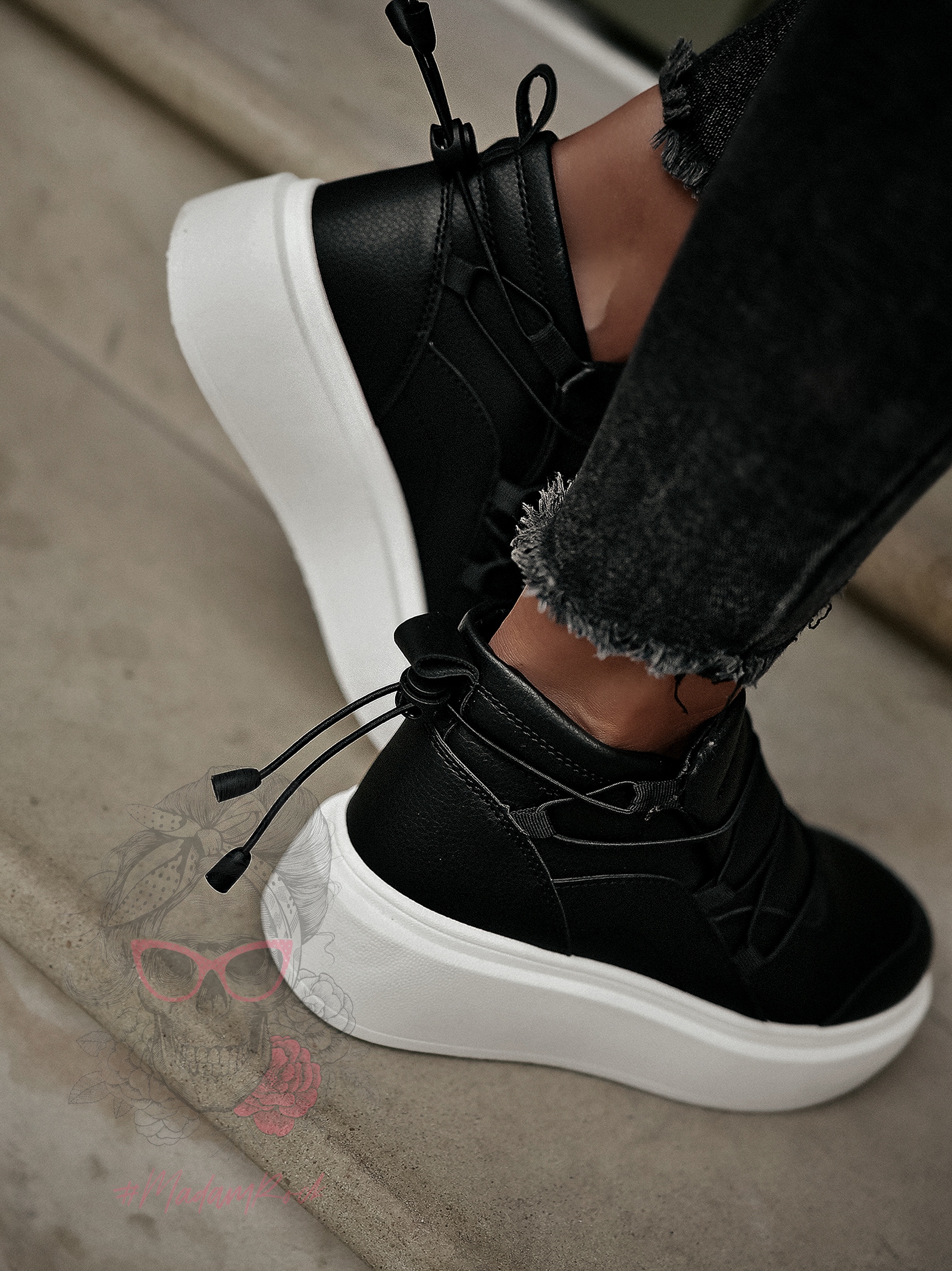 Buty sportowe Madam Foseco czarne