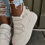 Buty sportowe Madam Foseco beżowe