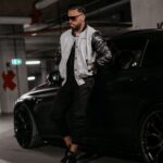 Kurtka męska bomberka Blank Ola Voga szara