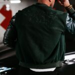 Kurtka męska bomberka Blank Ola Voga butelkowa