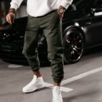 Spodnie dresowe męskie Forest Ola Voga khaki