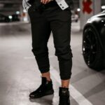 Spodnie dresowe męskie Forest Ola Voga czarne