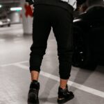 Spodnie dresowe męskie Forest Ola Voga czarne