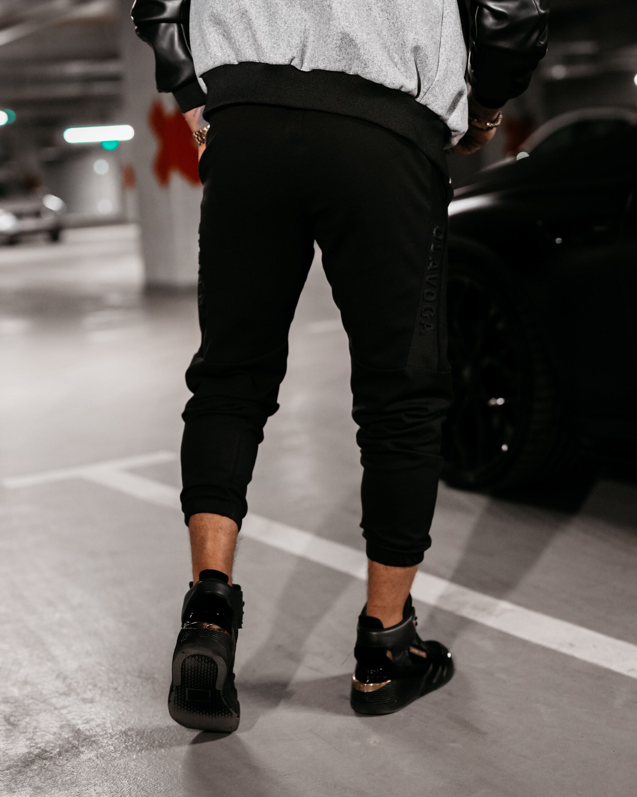 Spodnie dresowe męskie Forest Ola Voga czarne Spodnie dresowe męskie Forest Ola Voga czarne